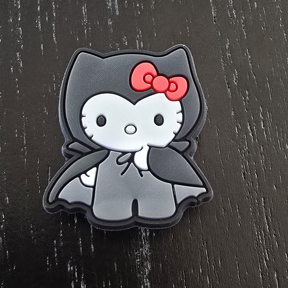 Hello Kitty Halloween Dracula Vampire Croc Charm